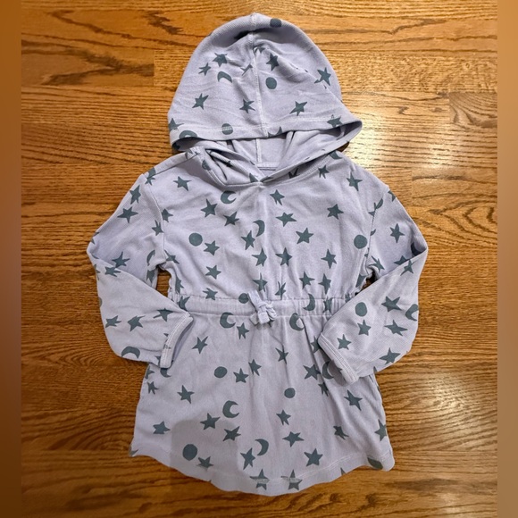 Hanna Andersson Other - Hanna Andersson Stars and Moon Hooded Dress Sz 4